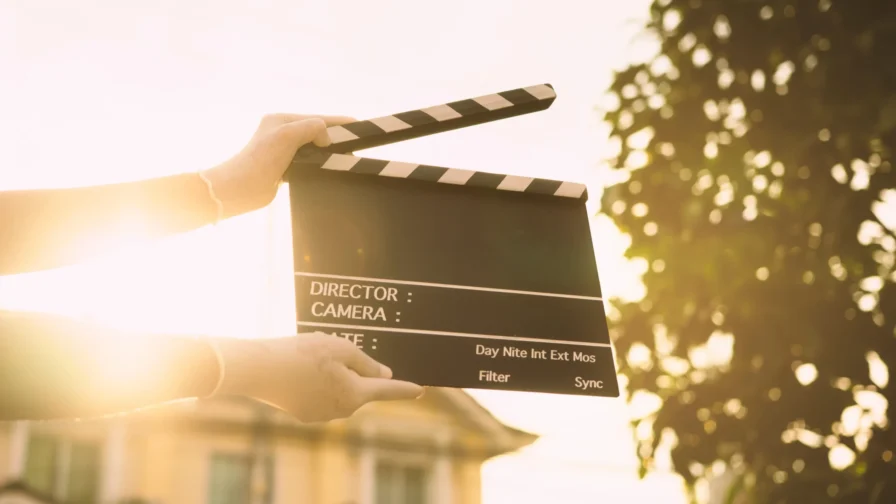 映画の撮影風景