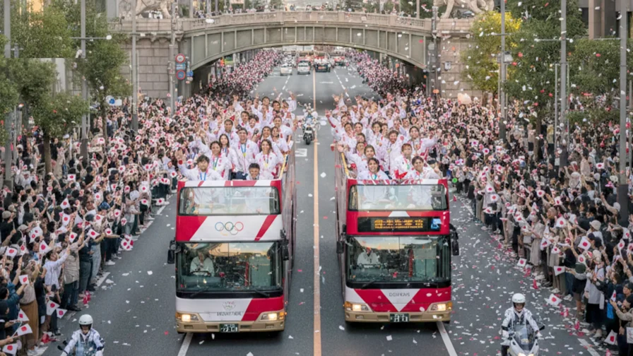 ミラノオリンピックパレードのコースはどこ?